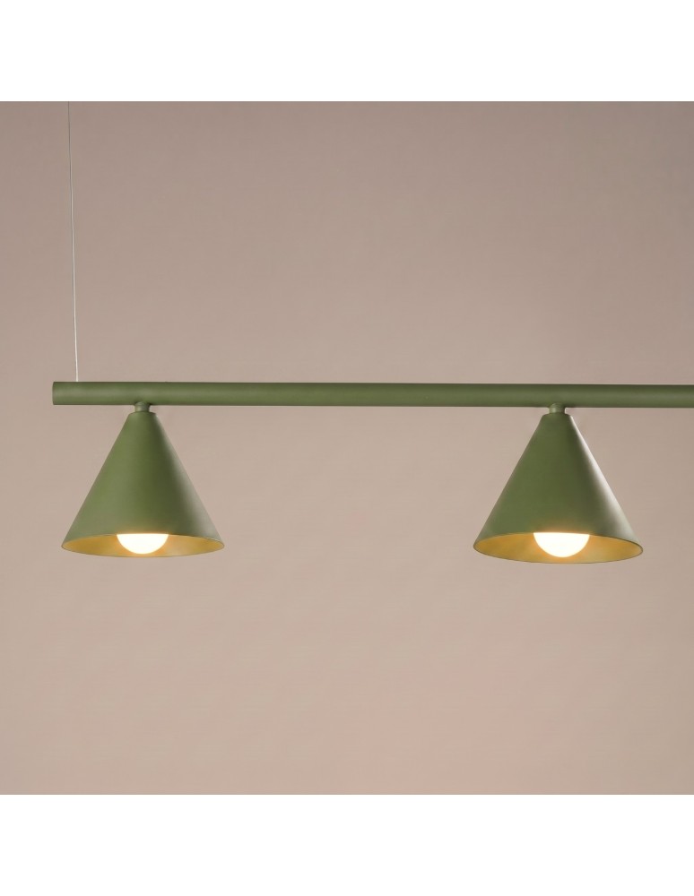 Sollux Żyrandol NOX 4L zielona oliwka SL.2555 Sollux Żyrandol NOX 4L zielona oliwka SL.2555