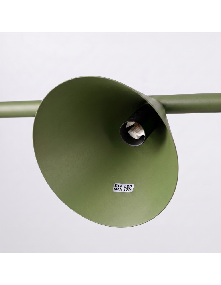 Sollux Żyrandol NOX 4L zielona oliwka SL.2555 Sollux Żyrandol NOX 4L zielona oliwka SL.2555