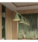 Sollux Żyrandol NOX 4L zielona oliwka SL.2555 Sollux Żyrandol NOX 4L zielona oliwka SL.2555