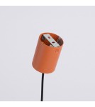 Sollux Żyrandol NOX 4L ochra czerwona SL.2556