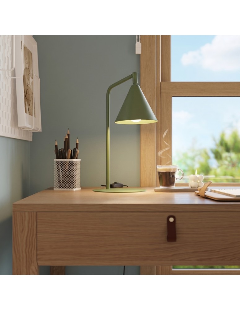 Sollux Lampa biurkowa NOX zielona oliwka SL.2570 Sollux Lampa biurkowa NOX zielona oliwka SL.2570