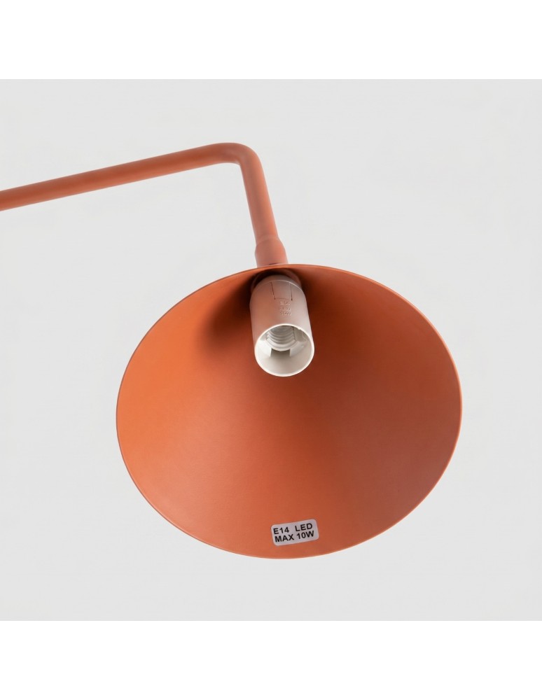 Sollux Lampa biurkowa NOX ochra czerwona SL.2571