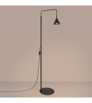 Sollux Lampa podłogowa NOX czarna SL.2582