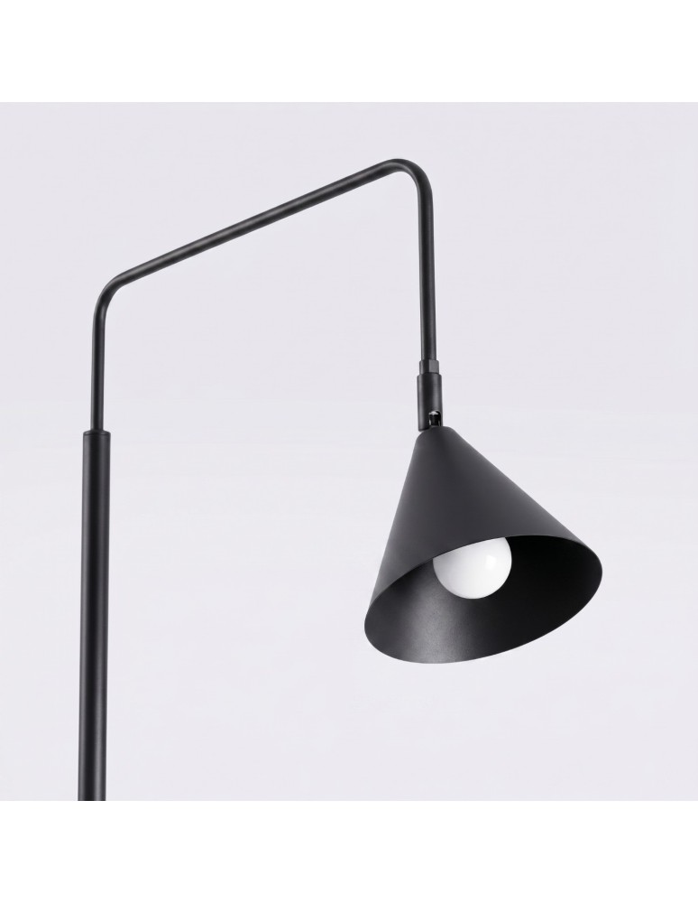 Sollux Lampa podłogowa NOX czarna SL.2582