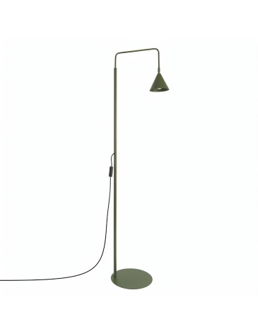 Sollux Lampa podłogowa NOX zielona oliwka SL.2585