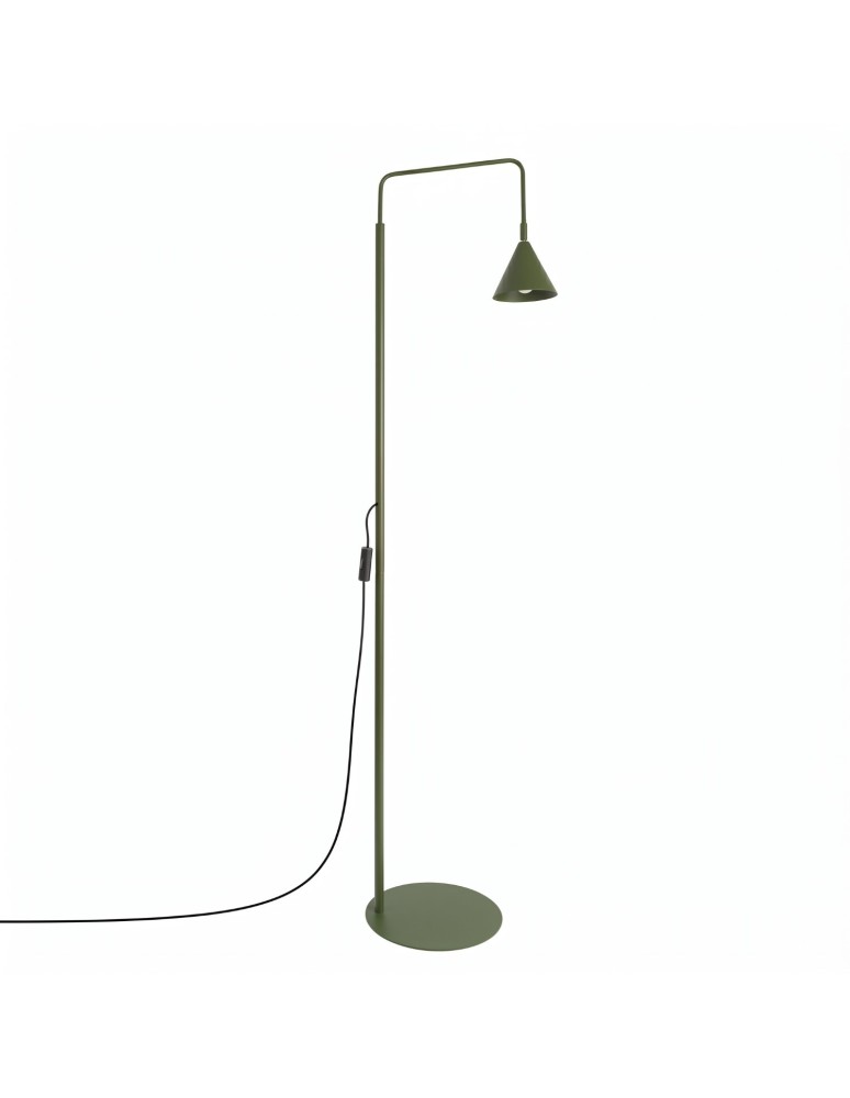 Sollux Lampa podłogowa NOX zielona oliwka SL.2585