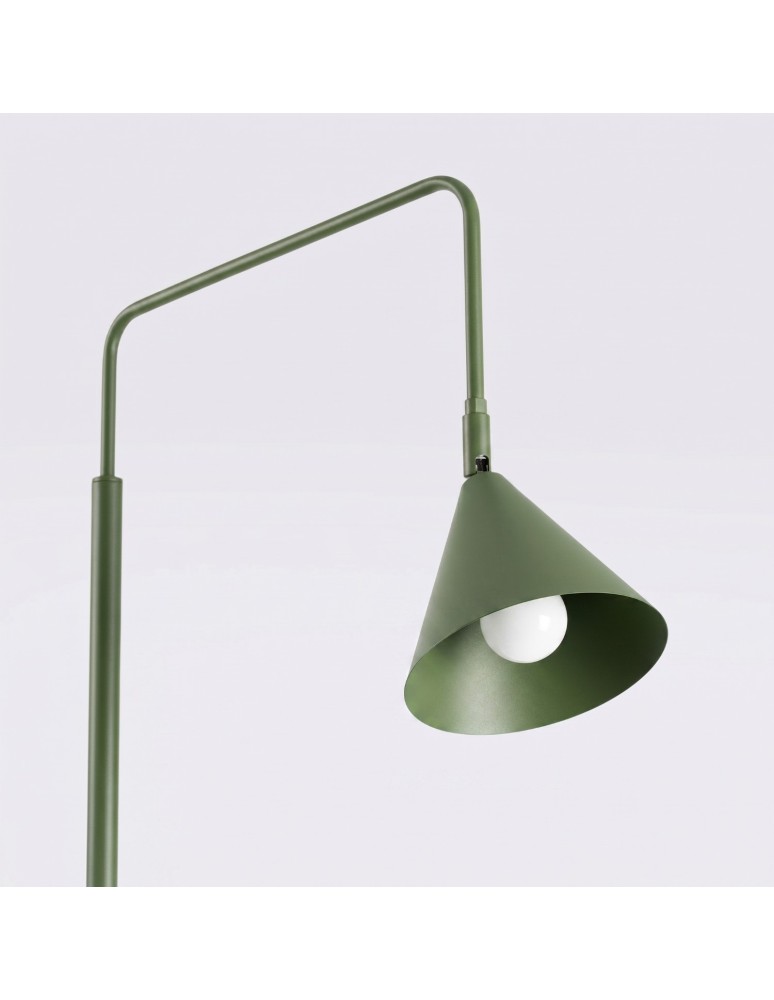 Sollux Lampa podłogowa NOX zielona oliwka SL.2585