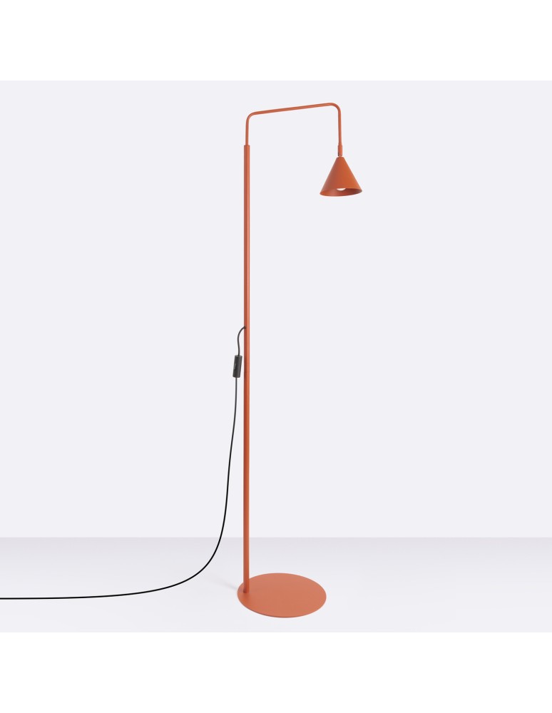Sollux Lampa podłogowa NOX ochra czerwona SL.2586