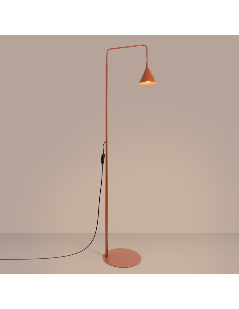 Sollux Lampa podłogowa NOX ochra czerwona SL.2586