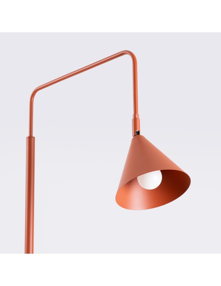 Sollux Lampa podłogowa NOX ochra czerwona SL.2586