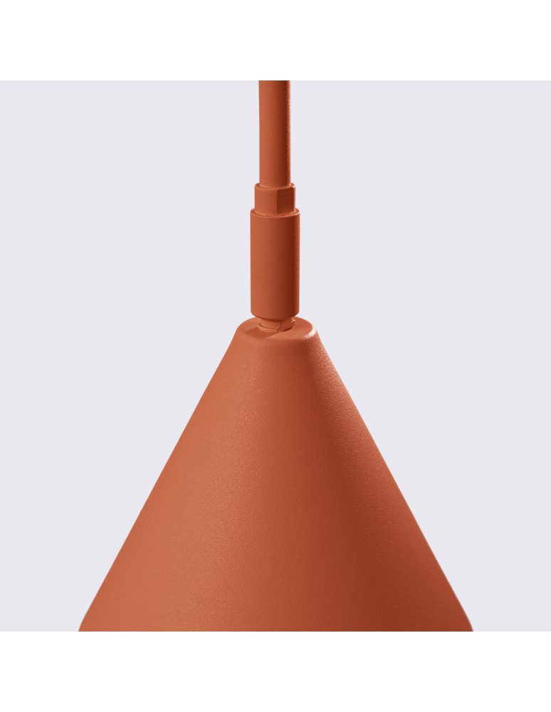 Sollux Lampa podłogowa NOX ochra czerwona SL.2586