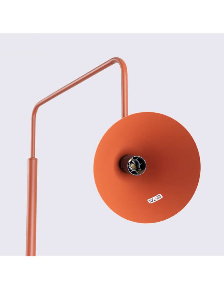 Sollux Lampa podłogowa NOX ochra czerwona SL.2586