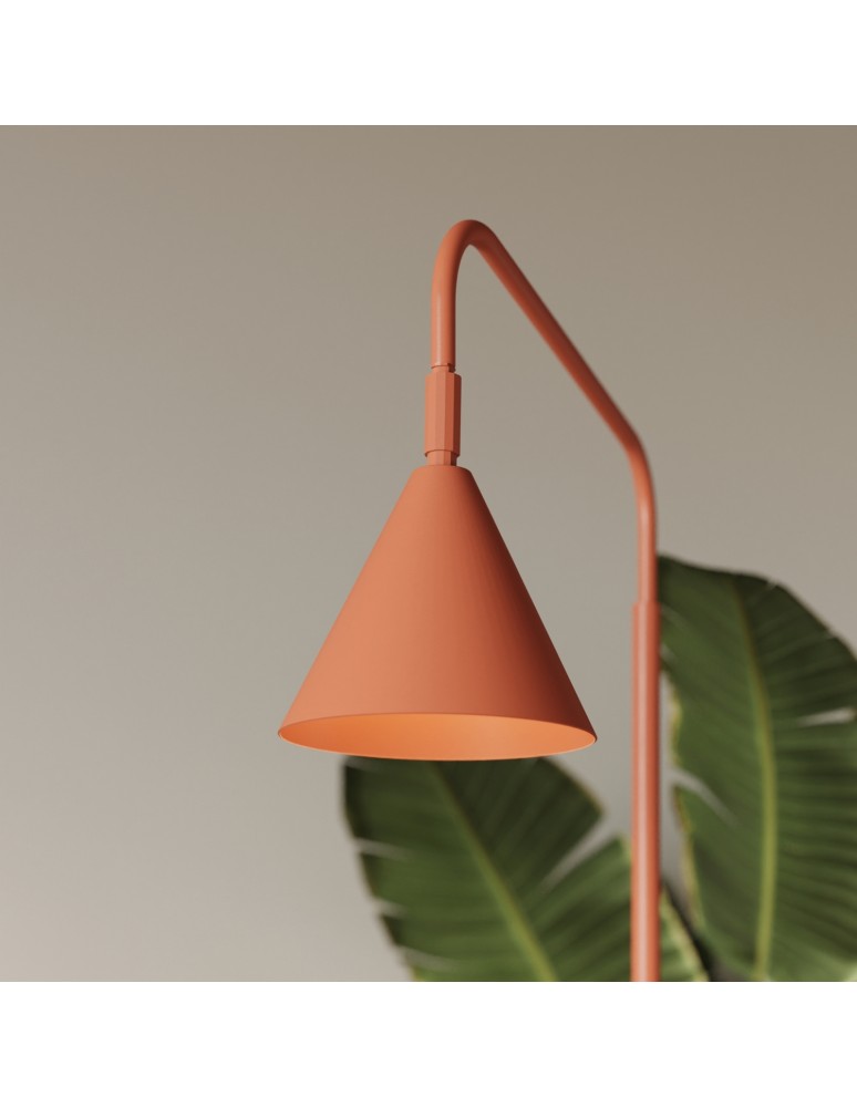 Sollux Lampa podłogowa NOX ochra czerwona SL.2586