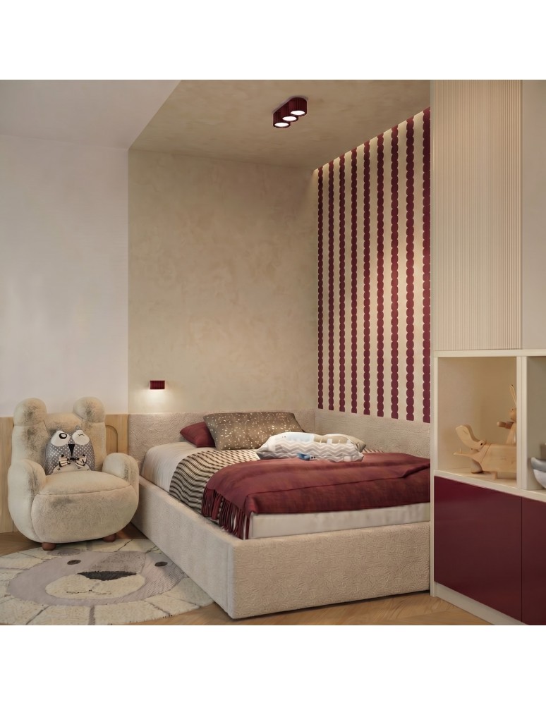 Sollux Kinkiet AURA burgund Gx53 SL.2620 Sollux Kinkiet AURA burgund Gx53 SL.2620