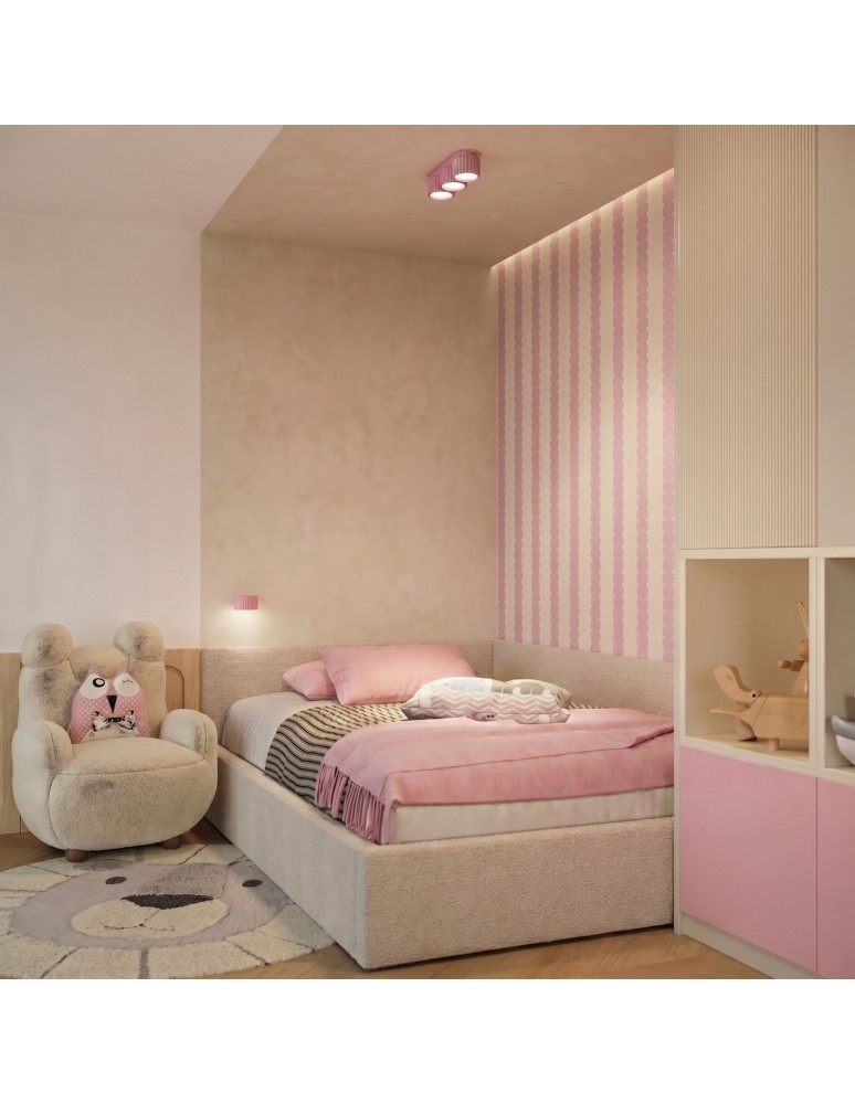 Sollux Kinkiet AURA różowy Gx53 SL.2622