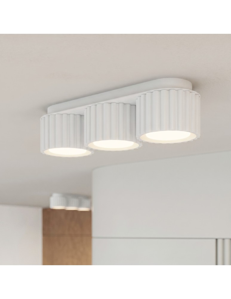 Sollux Plafon AURA 3 biały Gx53 SL.2628 Sollux Plafon AURA 3 biały Gx53 SL.2628