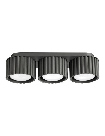 Sollux Plafon AURA 3 czarny Gx53 SL.2629