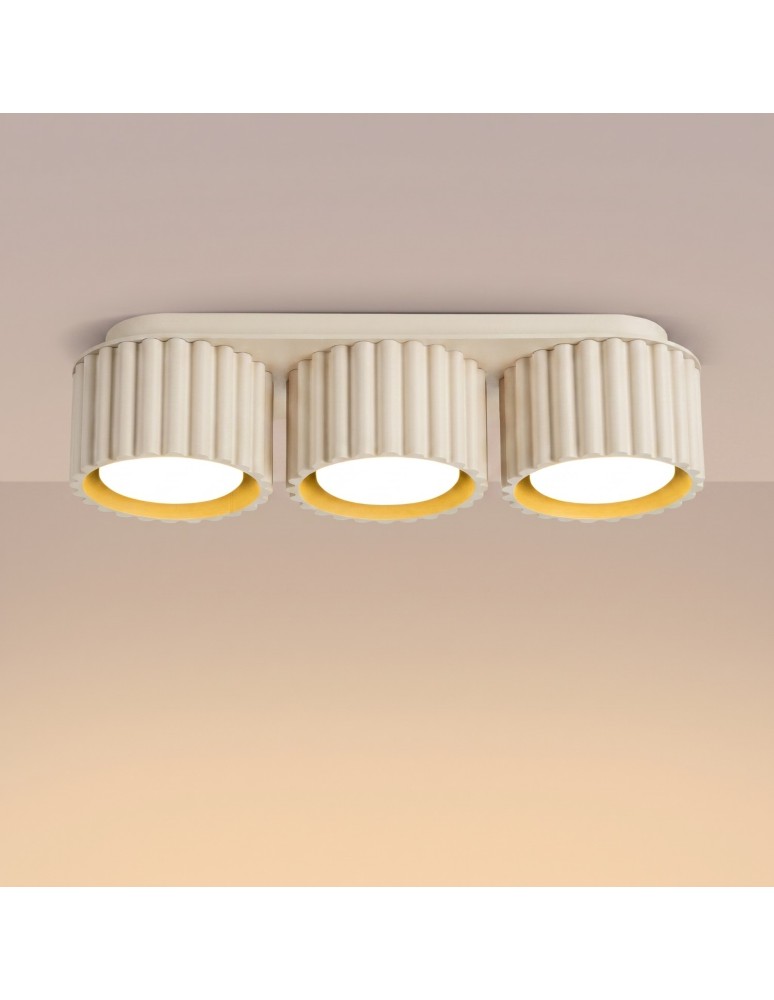Sollux Plafon AURA 3 beżowy Gx53 SL.2630 Sollux Plafon AURA 3 beżowy Gx53 SL.2630
