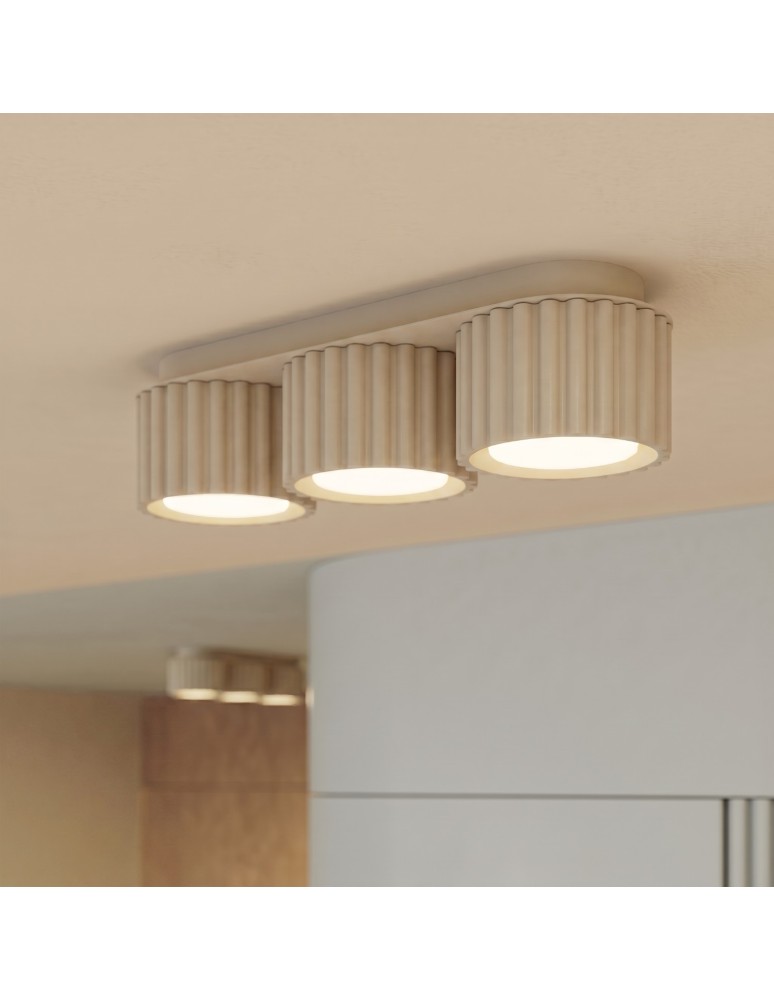 Sollux Plafon AURA 3 beżowy Gx53 SL.2630 Sollux Plafon AURA 3 beżowy Gx53 SL.2630