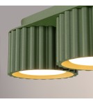 Sollux Plafon AURA 3 zielony oliwkowy Gx53 SL.2631 Sollux Plafon AURA 3 zielony oliwkowy Gx53 SL.2631