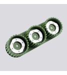 Sollux Plafon AURA 3 zielony oliwkowy Gx53 SL.2631 Sollux Plafon AURA 3 zielony oliwkowy Gx53 SL.2631