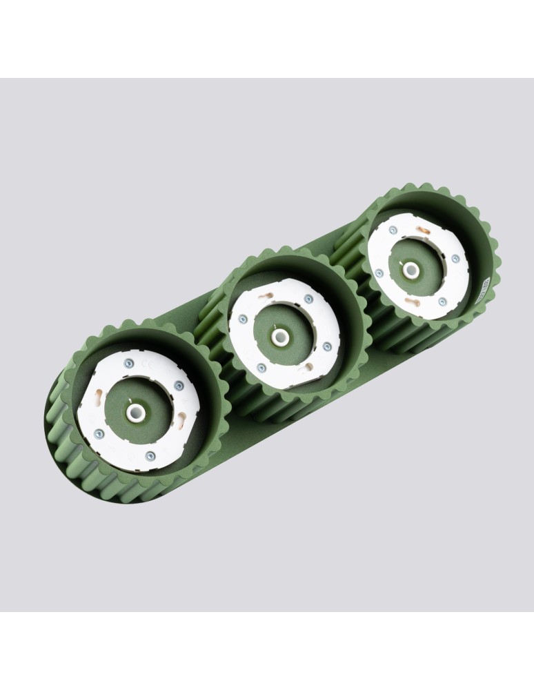 Sollux Plafon AURA 3 zielony oliwkowy Gx53 SL.2631 Sollux Plafon AURA 3 zielony oliwkowy Gx53 SL.2631