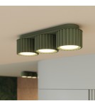 Sollux Plafon AURA 3 zielony oliwkowy Gx53 SL.2631 Sollux Plafon AURA 3 zielony oliwkowy Gx53 SL.2631