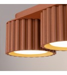 Sollux Plafon AURA 3 ochra czerwona Gx53 SL.2632