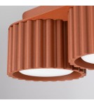 Sollux Plafon AURA 3 ochra czerwona Gx53 SL.2632