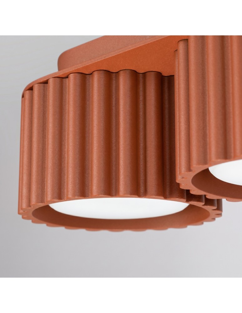 Sollux Plafon AURA 3 ochra czerwona Gx53 SL.2632