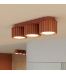 Sollux Plafon AURA 3 ochra czerwona Gx53 SL.2632