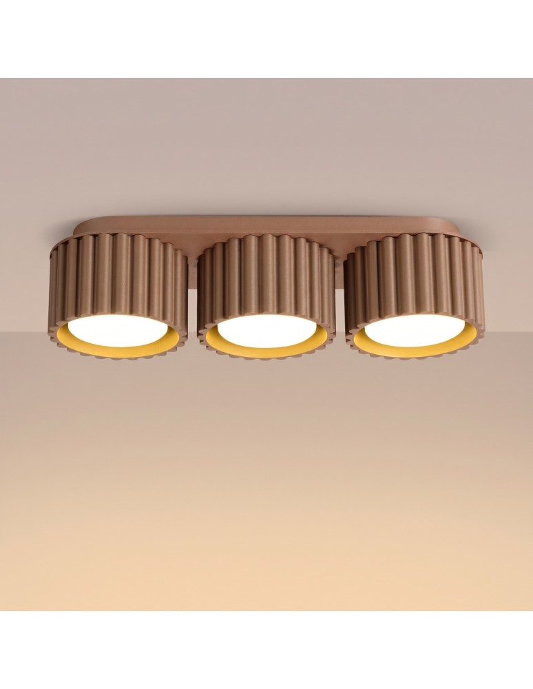 Sollux Plafon AURA 3 mocca Gx53 SL.2633