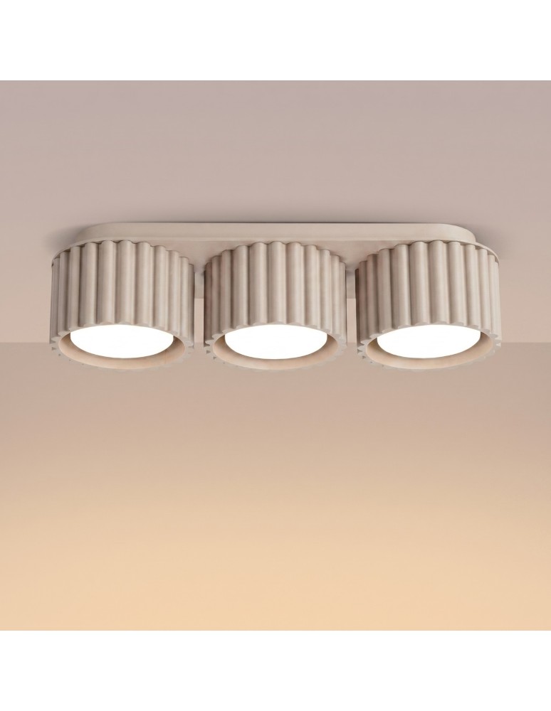 Sollux Plafon AURA 3 taupe Gx53 SL.2635