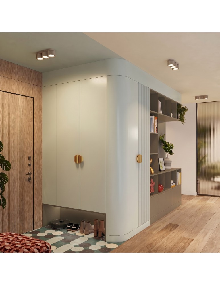 Sollux Plafon AURA 3 taupe Gx53 SL.2635