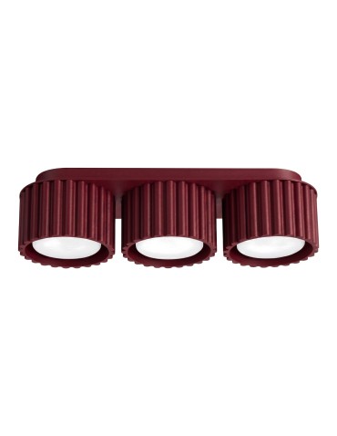 Sollux Plafon AURA 3 burgund Gx53 SL.2636