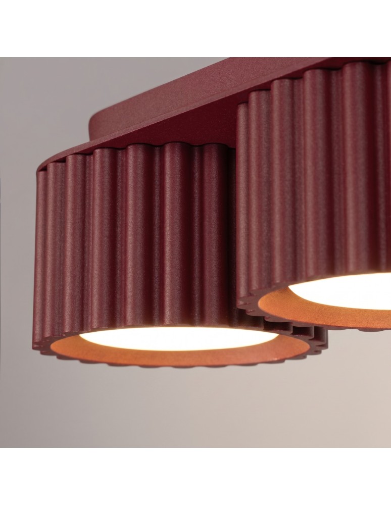 Sollux Plafon AURA 3 burgund Gx53 SL.2636