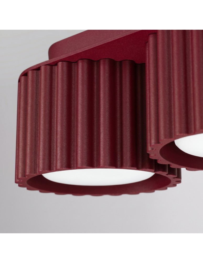 Sollux Plafon AURA 3 burgund Gx53 SL.2636