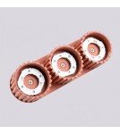 Sollux Plafon AURA 3 brzoskwiniowy Gx53 SL.2637