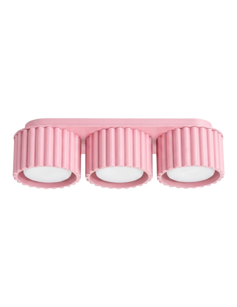 Sollux Plafon AURA 3 różowy Gx53 SL.2638 Sollux Plafon AURA 3 różowy Gx53 SL.2638