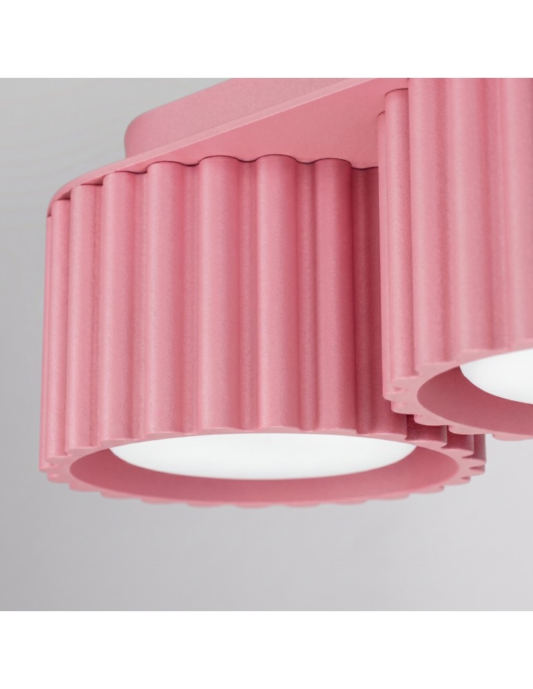 Sollux Plafon AURA 3 różowy Gx53 SL.2638 Sollux Plafon AURA 3 różowy Gx53 SL.2638