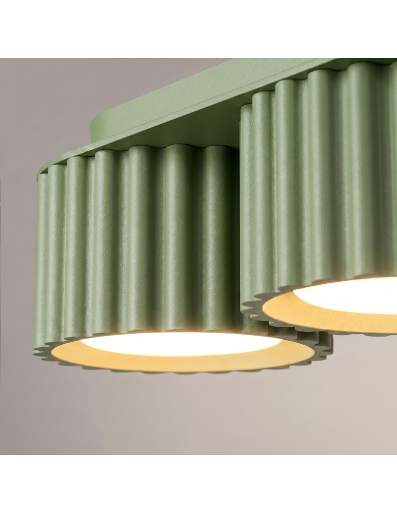 Sollux Plafon AURA 3 szałwiowy Gx53 SL.2639