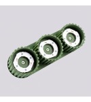 Sollux Plafon AURA 3 szałwiowy Gx53 SL.2639