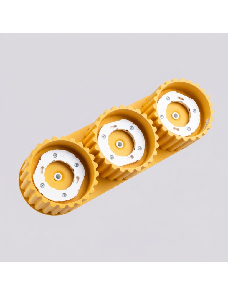 Sollux Plafon AURA 3 żółty Gx53 SL.2640