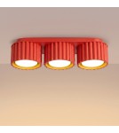 Sollux Plafon AURA 3 czerwony Gx53 SL.2641 Sollux Plafon AURA 3 czerwony Gx53 SL.2641