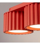 Sollux Plafon AURA 3 czerwony Gx53 SL.2641 Sollux Plafon AURA 3 czerwony Gx53 SL.2641