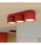 Sollux Plafon AURA 3 czerwony Gx53 SL.2641 Sollux Plafon AURA 3 czerwony Gx53 SL.2641