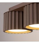 Sollux Plafon AURA 3 brązowy Gx53 SL.2642