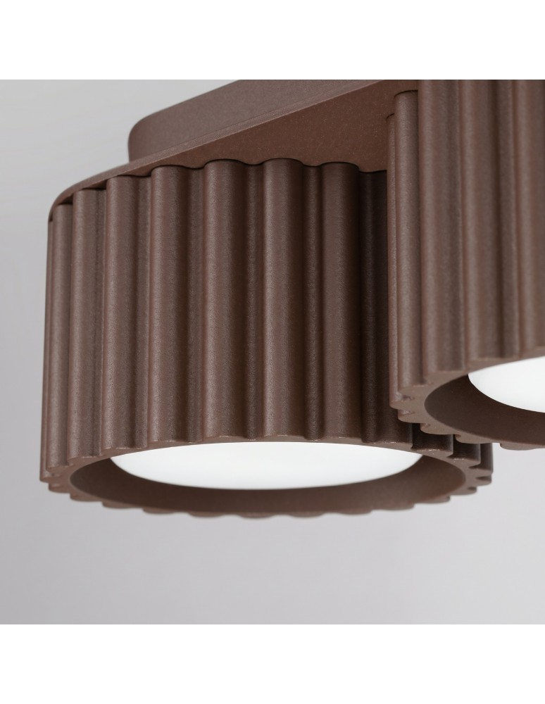 Sollux Plafon AURA 3 brązowy Gx53 SL.2642