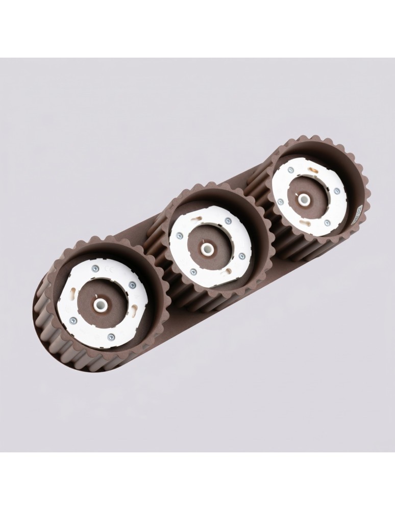 Sollux Plafon AURA 3 brązowy Gx53 SL.2642