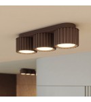 Sollux Plafon AURA 3 brązowy Gx53 SL.2642